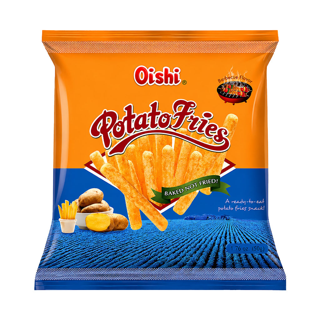 Oishi Potato Fries Barbecue 50g