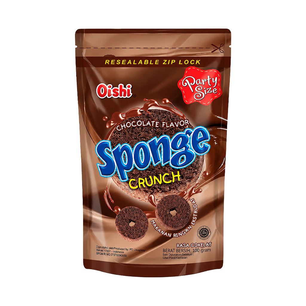 Oishi Sponge Crunch Chocolate 100g