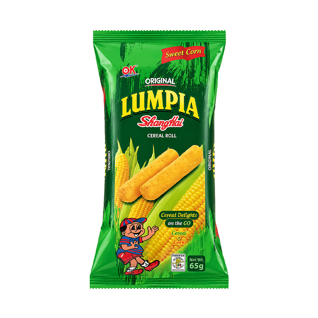 OK Original Lumpia Shanghai Cereal Roll Sweet Corn 65g