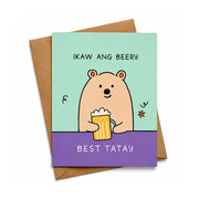 Papeldesarapen Ikaw Ang Beery Best Tatay Greeting Card