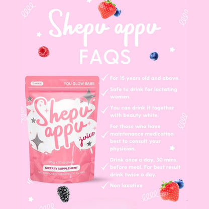 You Glow Babe Shepu Appu Juice FAQ