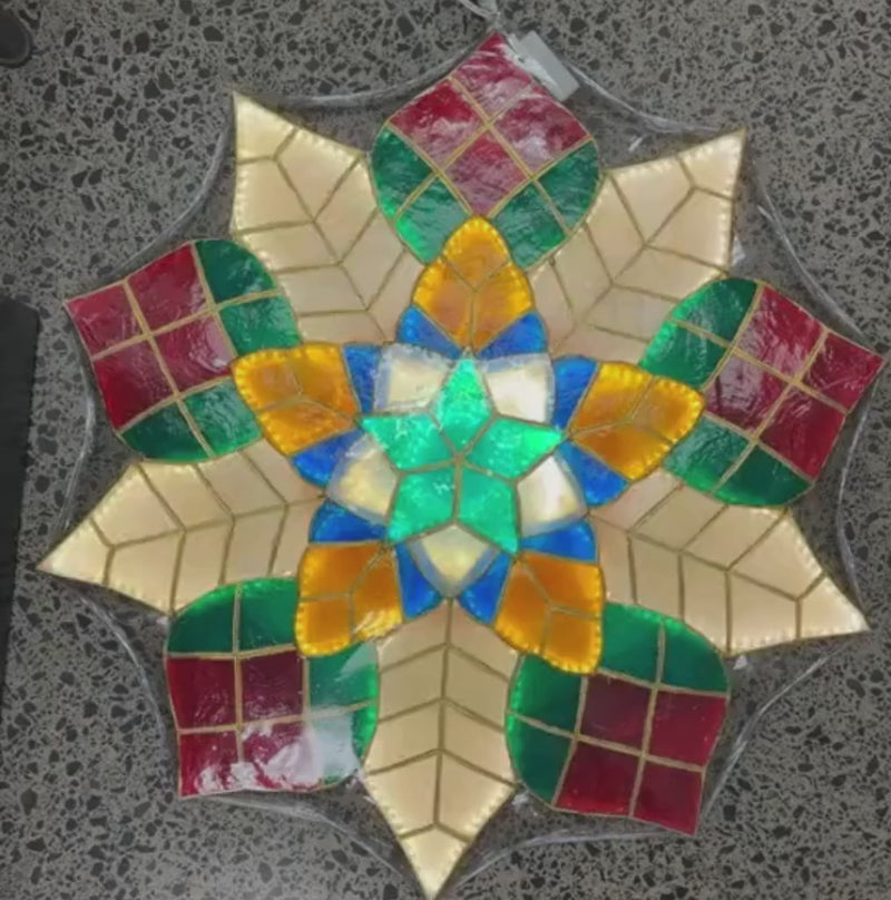 24” Hiraya Capiz Christmas Parol