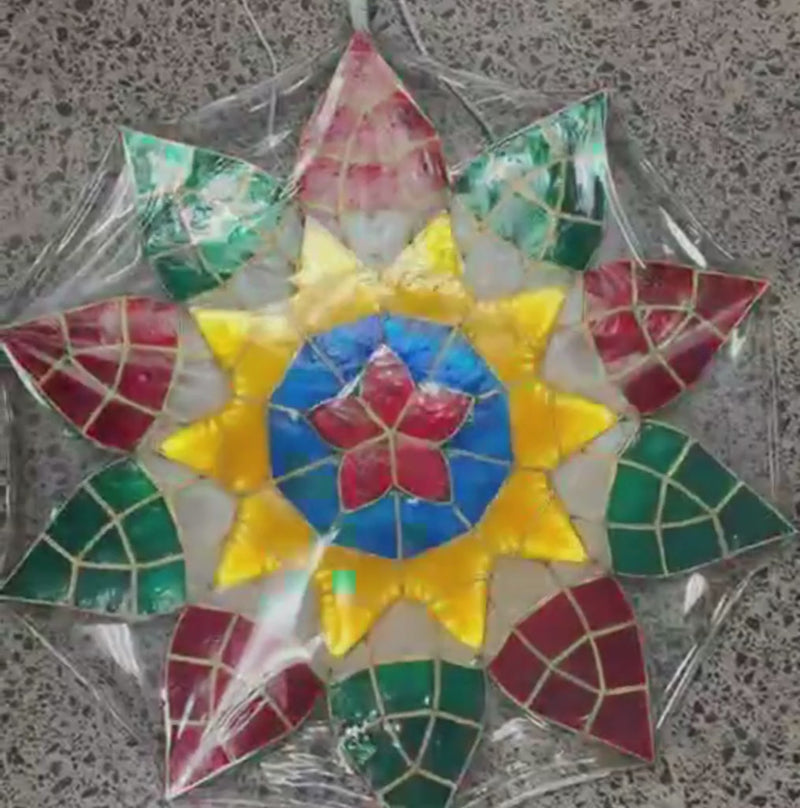 24” Kislap Capiz Christmas Parol