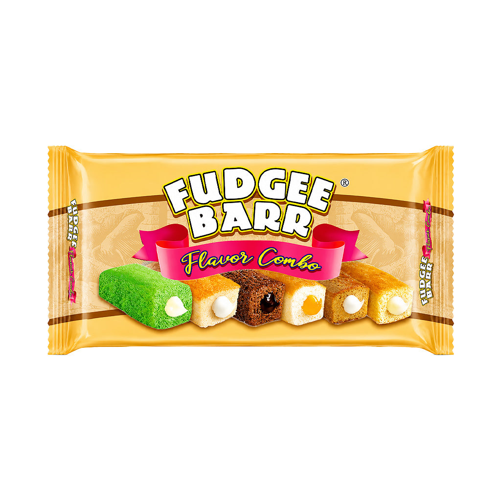 Fudgee Barr Flavor Combo Assorted Cream-Filled Cake Bars 41.5g (10 pcs)