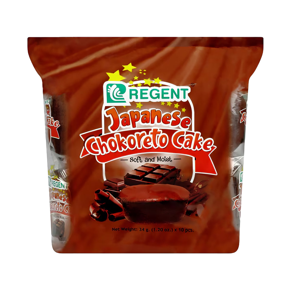 Regent Japanese Chokoreto Cake (34g x 10pcs)