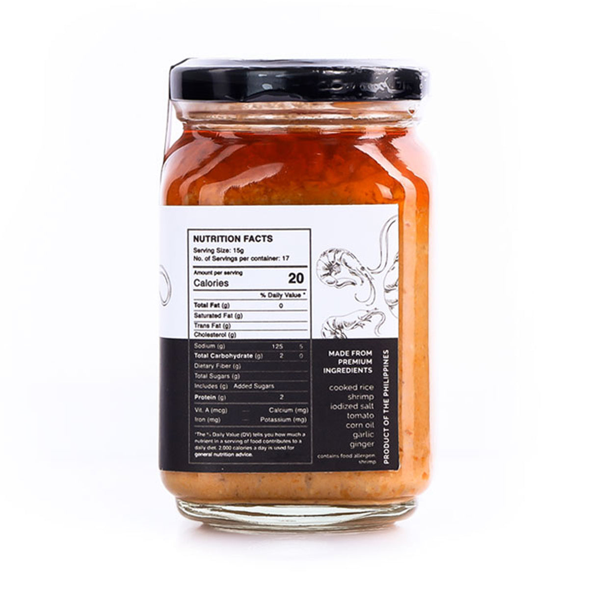 RKitchen Burong Hipon 250g - ingredients