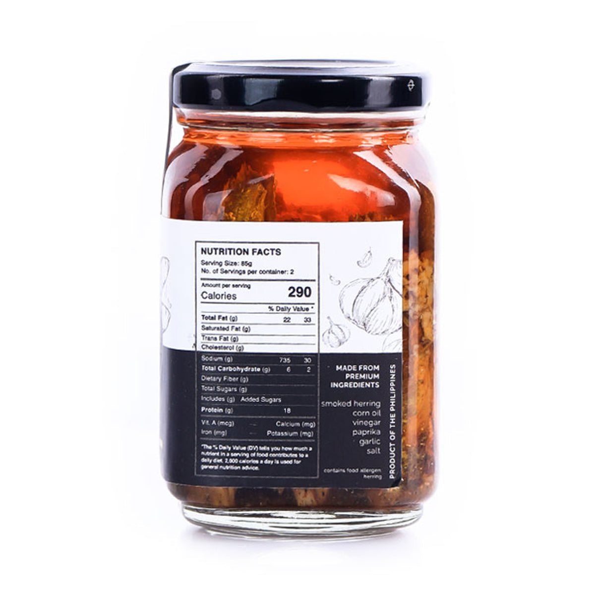 RKitchen Garlic Tinapa 250g - ingredients