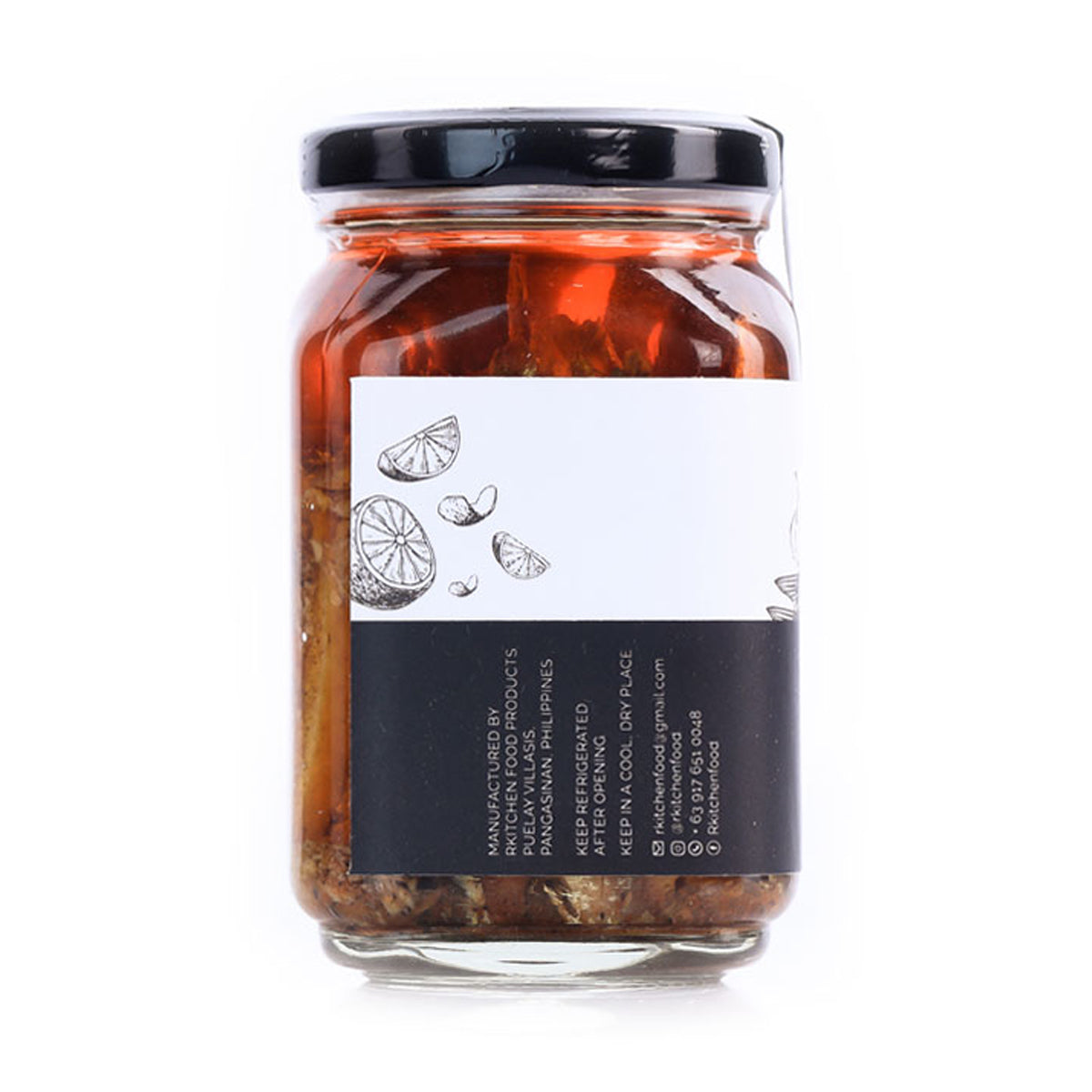 RKitchen Lemon Garlic Tinapa 250g - manufacturer info