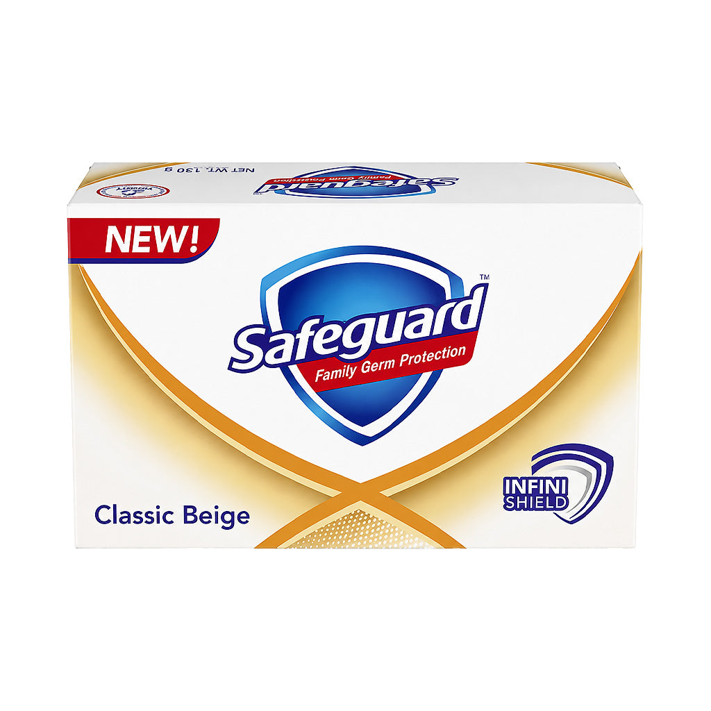 Safeguard Classic Beige Antibacterial Bar Soap 130g