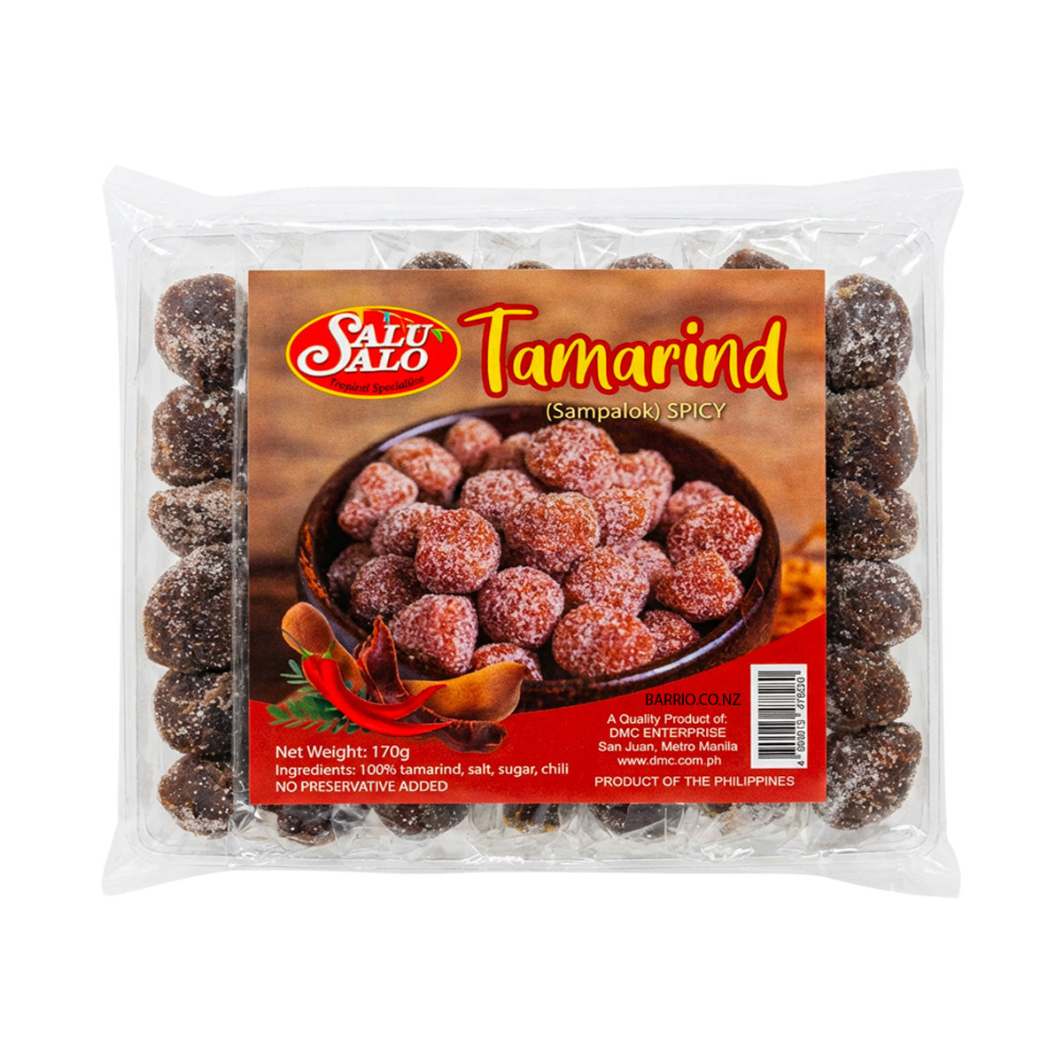 Salu Salo Tamarind Candy (Spicy) 170g