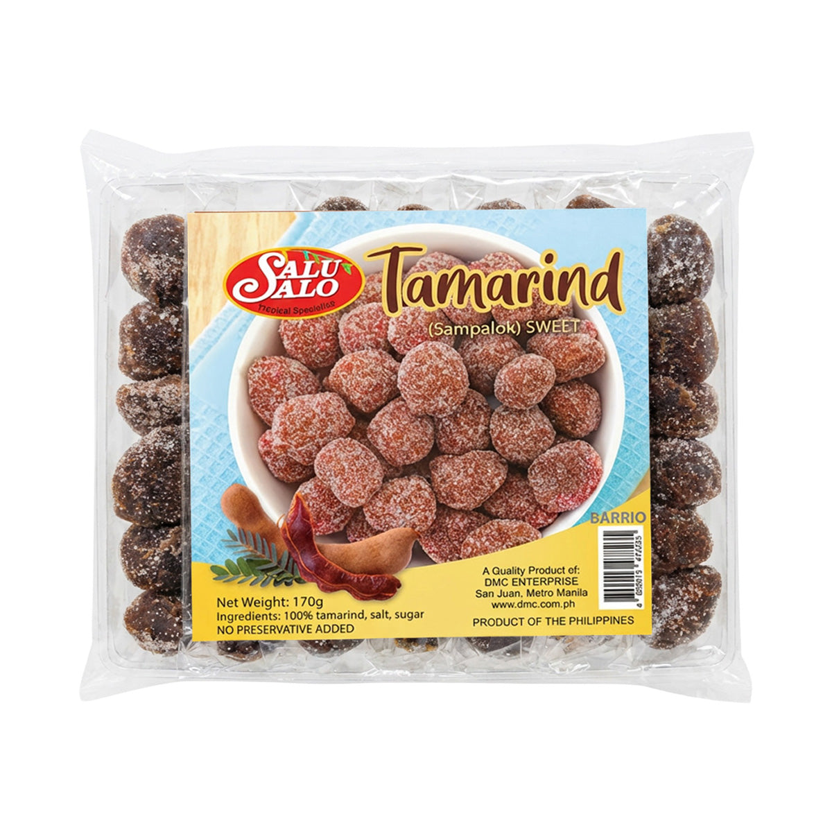 Salu Salo Tamarind Candy (Sweet) 170g