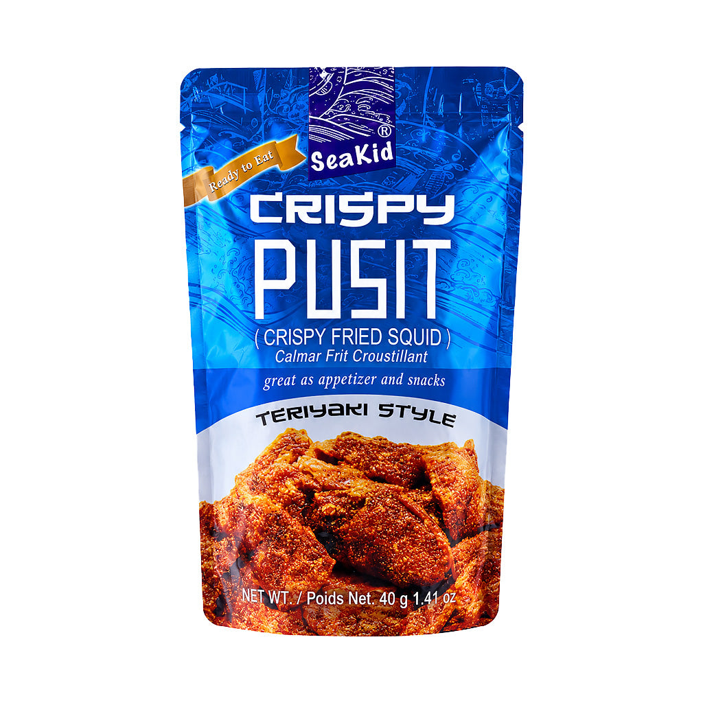 SeaKid Crispy Pusit Teriyaki Style 40g