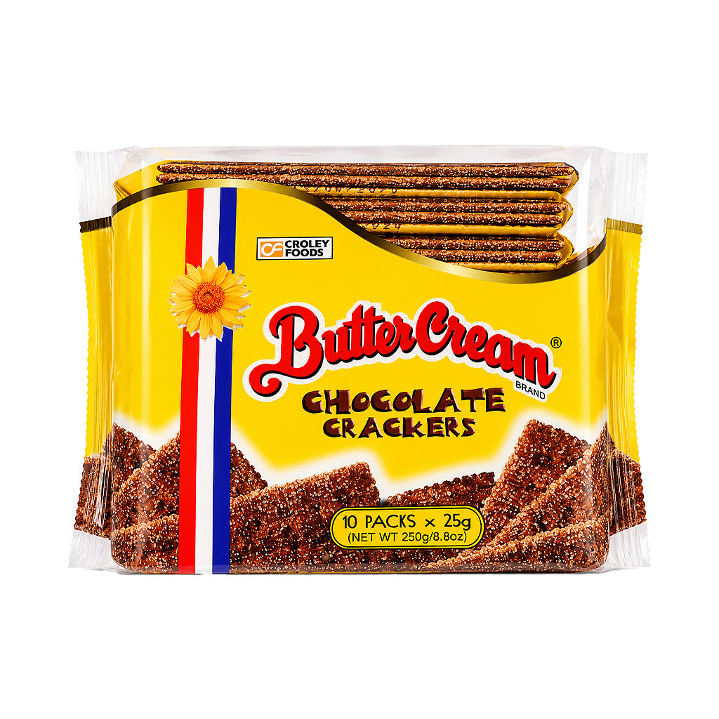 Sunflower Butter Cream Chocolate Crackers (25g x 10 packs)