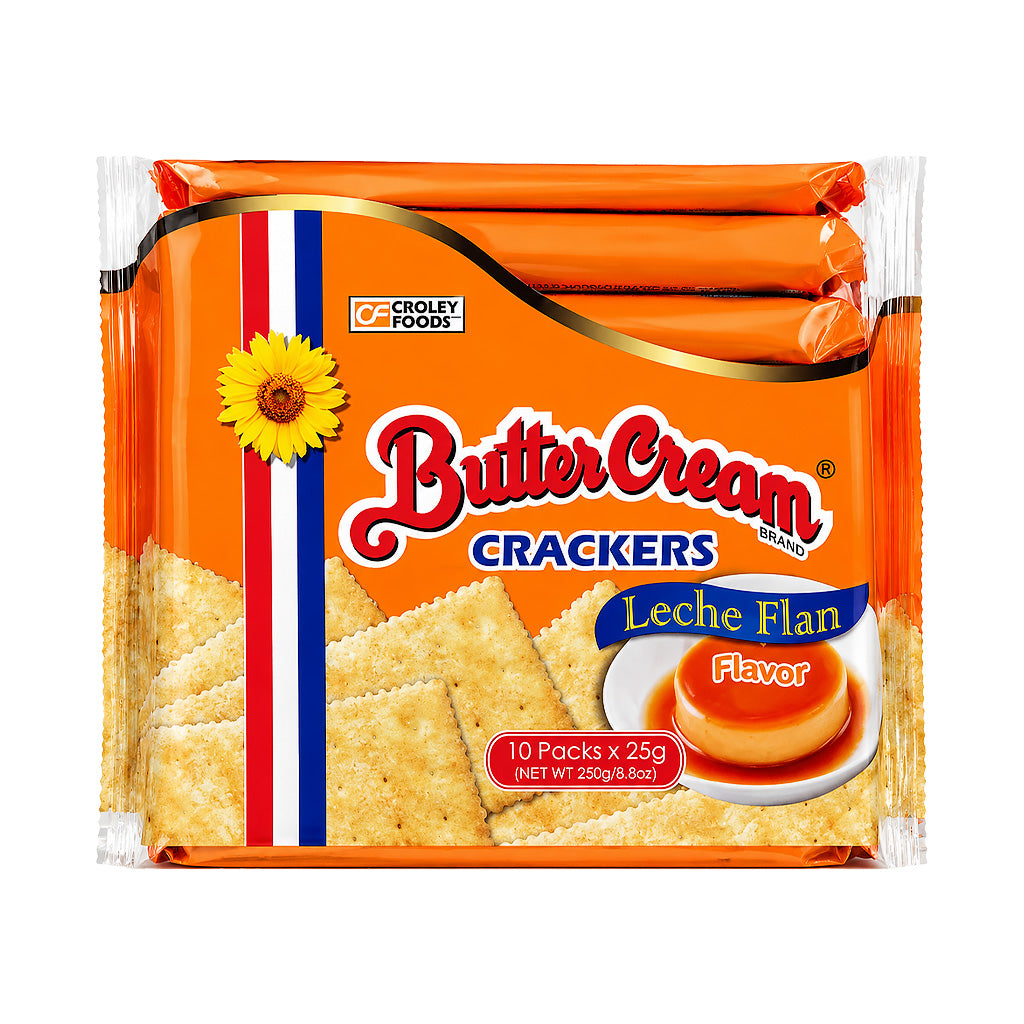 Sunflower Butter Cream Crackers Leche Flan Flavour (10 x 25g)