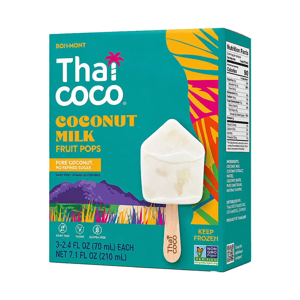 Thai Coco Coconut Milk Fruit Pops 3s 210ml