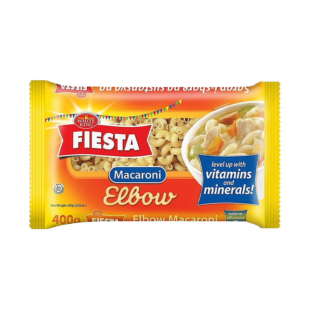 White King Fiesta Elbow Macaroni 400g