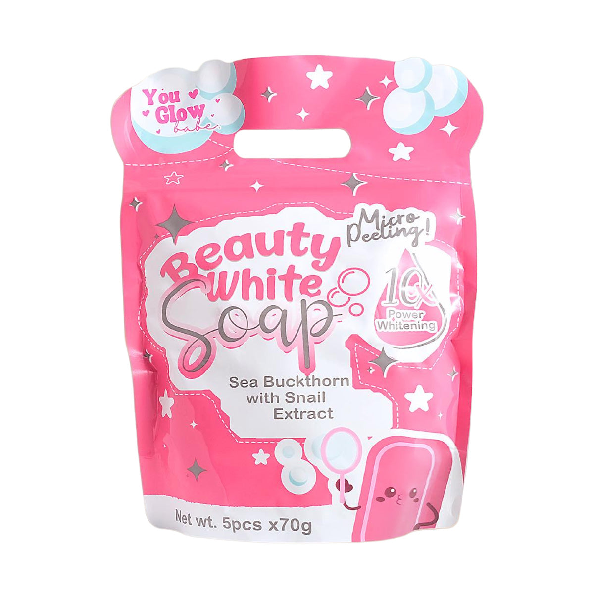 You Glow Babe Beauty White Soap (5 x 70g) - New Packaging