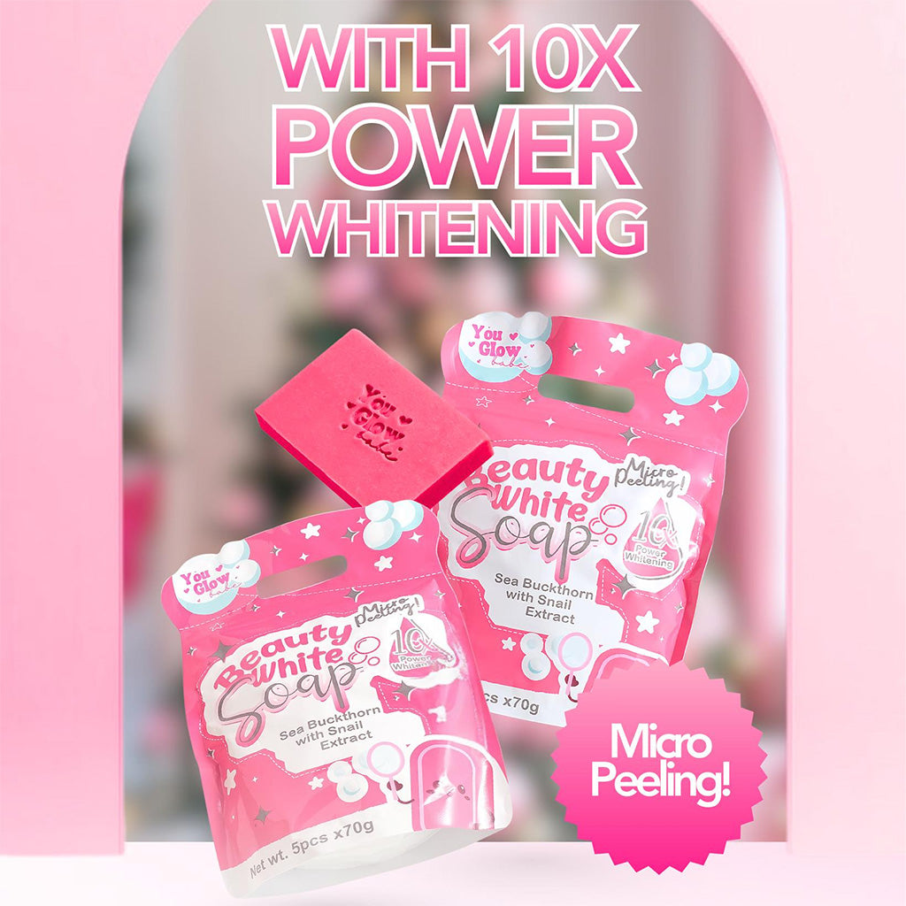 You Glow Babe Beauty White Soap (5 x 70g) - New Packaging