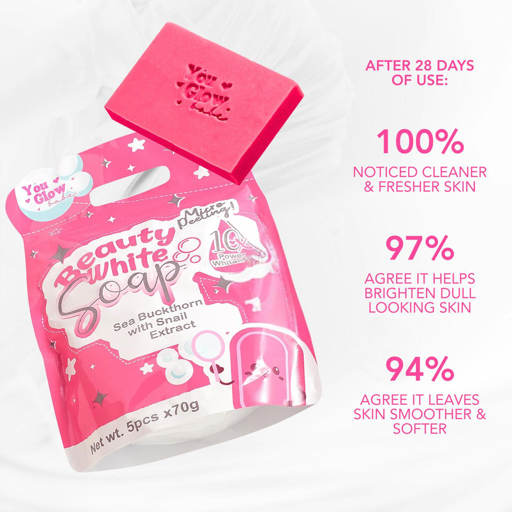 You Glow Babe Beauty White Soap (5 x 70g) - New Packaging